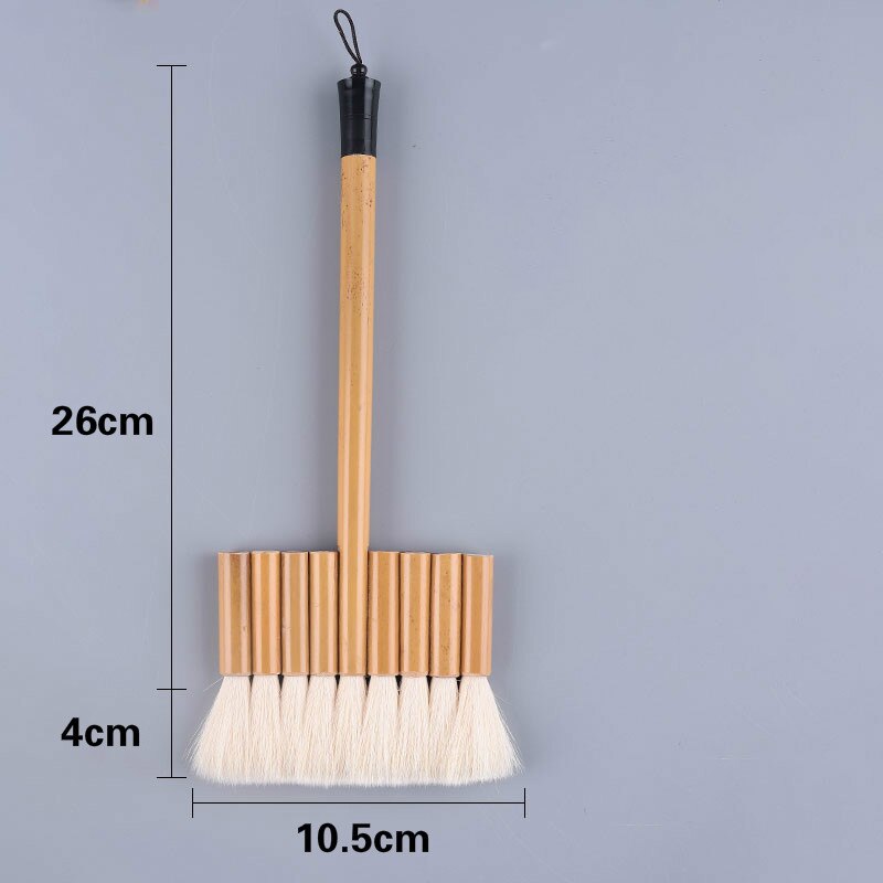 Pittura cinese Spazzola di Lana Disegno Ad Acquerello Pennello A Testa Piatta Acquerello Fila Spazzola Sfondo Parete Della Pittura A Olio Pennello: 9 joint brush