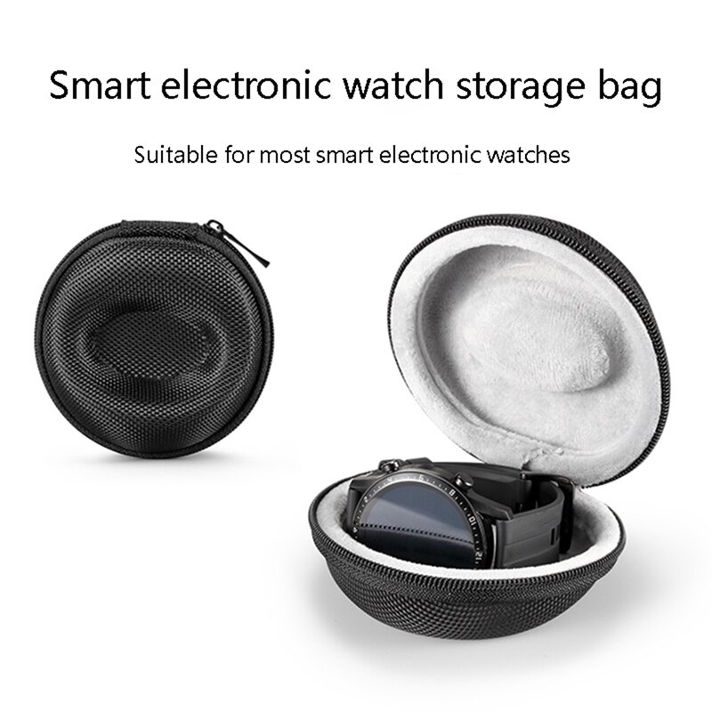 3 étuis de transport pour montre intelligente, boîte de rangement de voyage, EVA protecteur de montre, bijoux portables, étui rigide pour montres