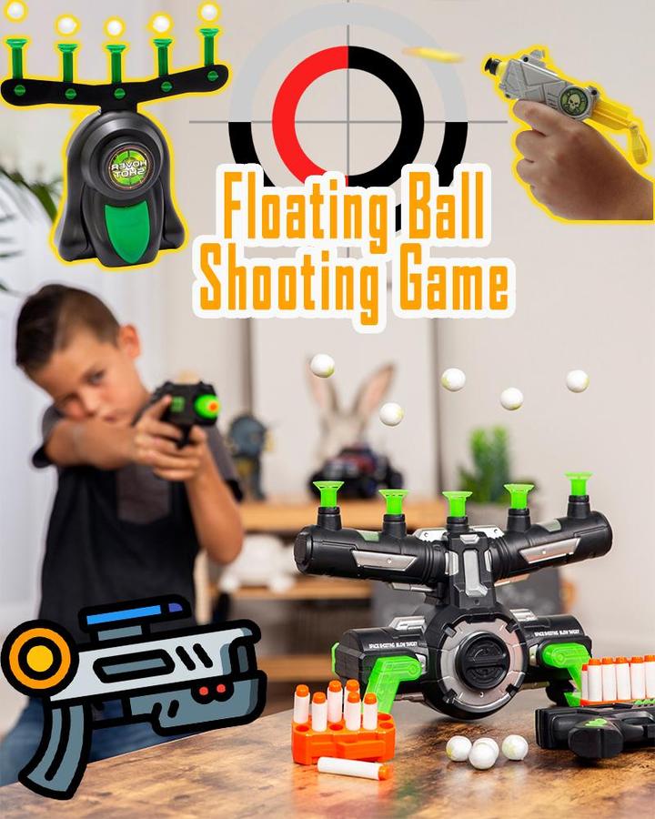 Floating Ball Shooting Game Air Shot Hovering Foam Ball for Season & Parties Fun Party Supplies