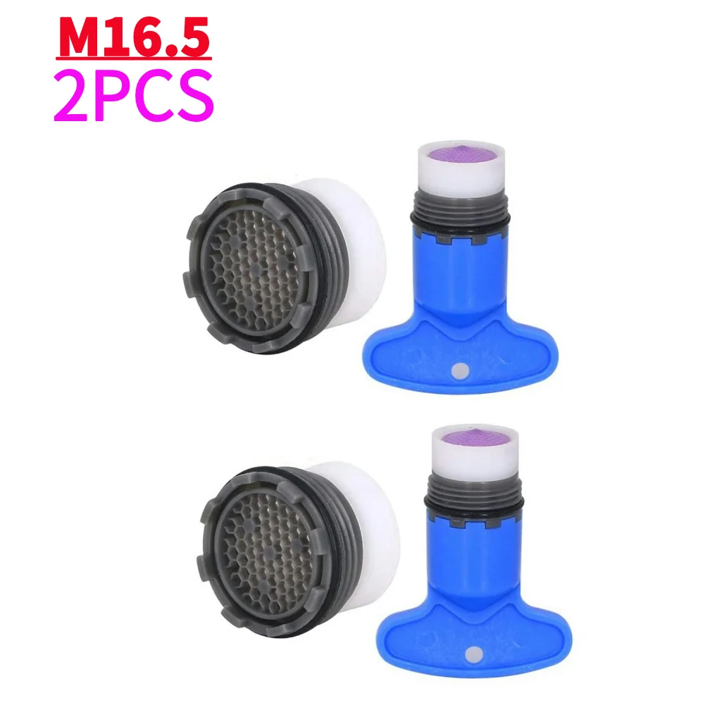 Aireador mezclador, 1/2 Juego, rosca macho de 16,5-24mm, grifo de ahorro de agua, aireador, grifo de burbuja, accesorios para grifo de lavabo de cocina y baño