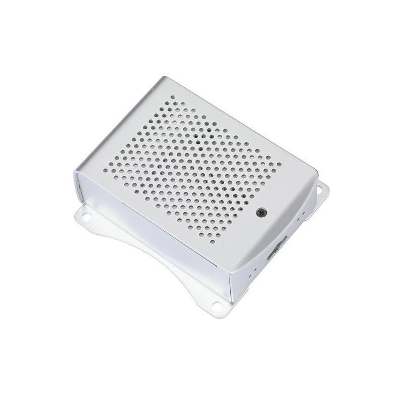 Raspberry Pi 3 modelo B Plus funda negra de Metal de aluminio verde y plata caja RPI 3 Compatible con Raspberry Pi 3 modelo B: silver