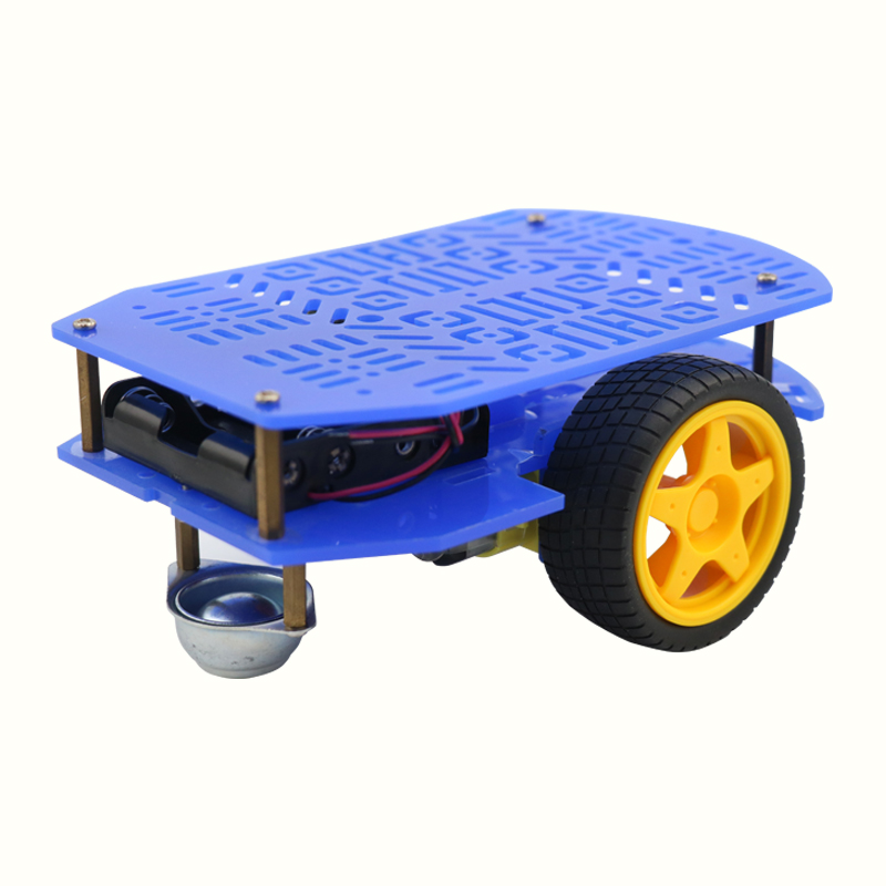 Akryl 2wd platform robot chassis arduino uddannelse smart bil diy robot bil med hastighedskode