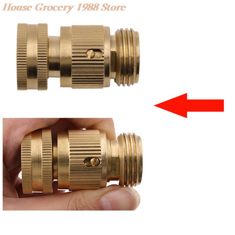 3/4 Inch Tuinieren Slang Snelkoppeling Voor Watering Sproeikop Messing Connect Fitting Tool Voor Tuin Connector Accessoires