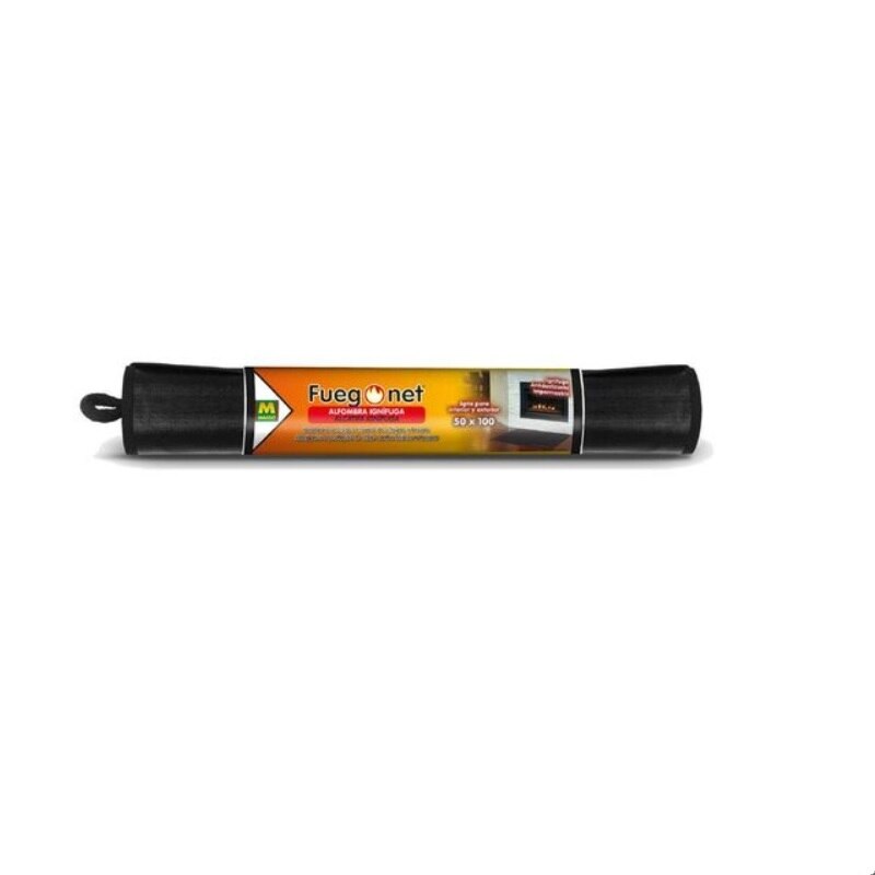 Fuegonet tapete à prova de fogo para piso de churrasco, lareira de fogo, protege parquet, madeira, plaqueta, telhas, pedra natural, vinil, etc.-50x100 cm