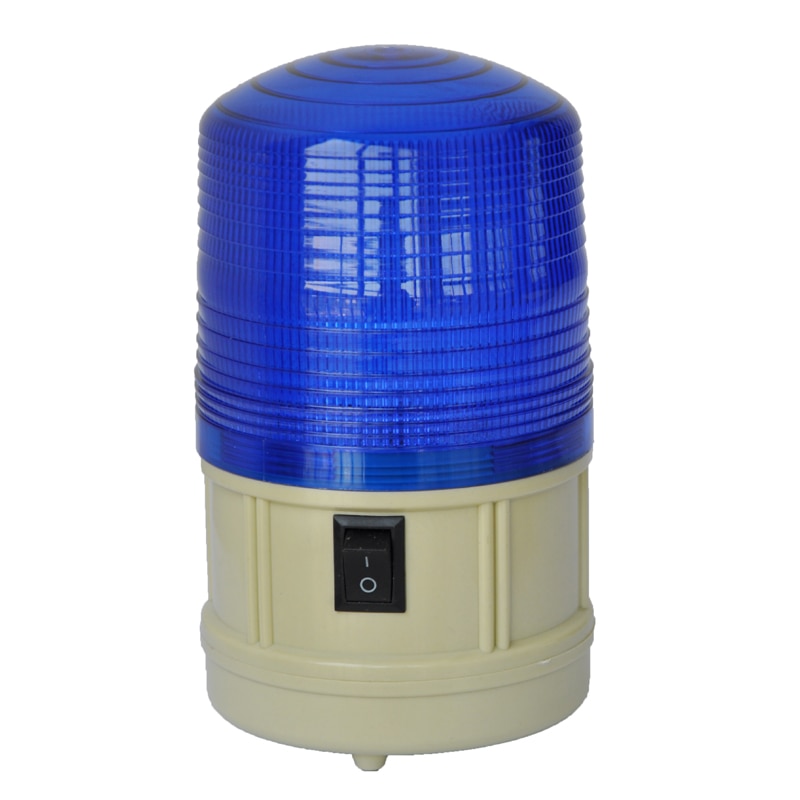 Ltd -5088 rød grønn blå gul ledet varsellys batteri blinkende strobe alarmbelysning med magnetbase