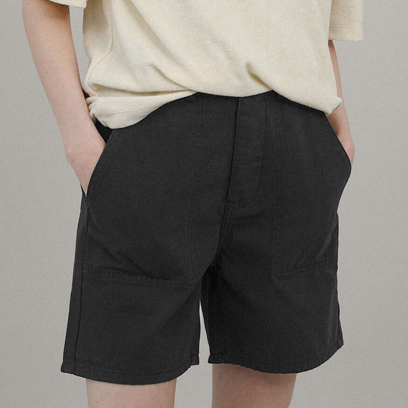 2024 100% Katoenen Dames Shorts Effen Hoge Taille Korte Broek Harajuku Kaki Zwart Wit Sweatshorts Koreaanse Mode Kleding