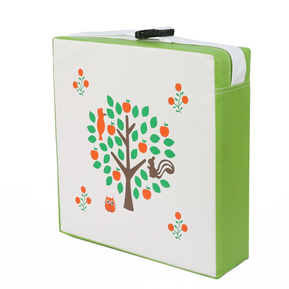 Kids Dining Booster Seat Stoel Kussen Verwijderbare Kinderstoel Pad Stoel Verhooging Kussen Kind Stoel Seat Kinderwagen Stoel Mat: green