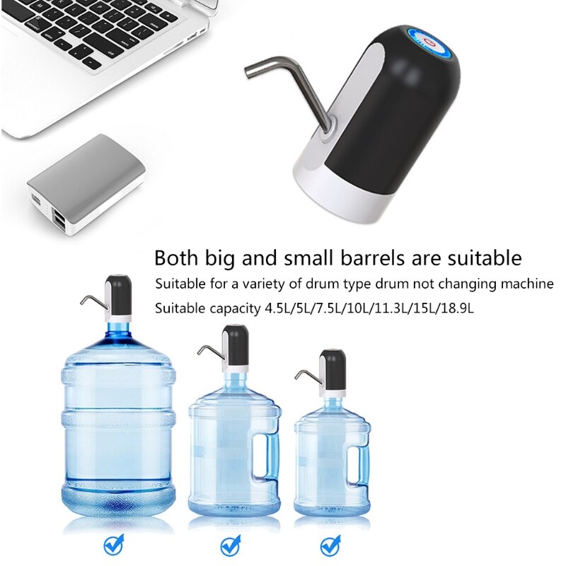 Yyomym Ketel Pomp Usb Oplaadbare Automatische Drinkwater Pomp Draagbare Elektrische Water Dispenser Ketel Schakelaar