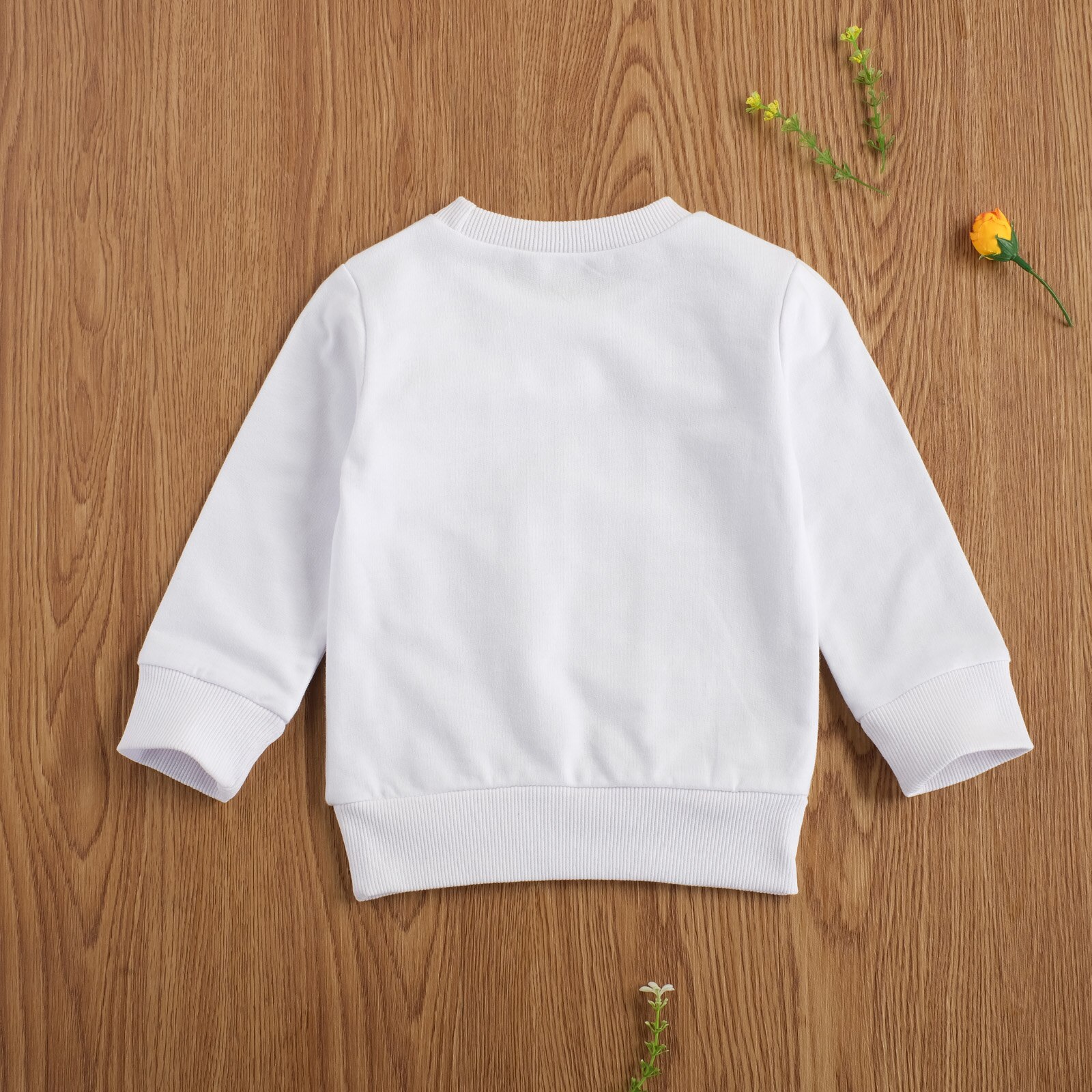 Meisje Brief Gedrukt Trui, Eenvoudige Lange Mouwen Ronde Hals Tops Voor Meisjes Van Lente En Herfst Slijtage