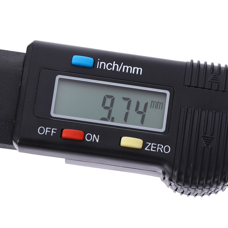 1pc Digital Tread Depth Gauge High Accuracy Tire Thread Tester Gauge Measurer With LCD Display Measuring Gauge