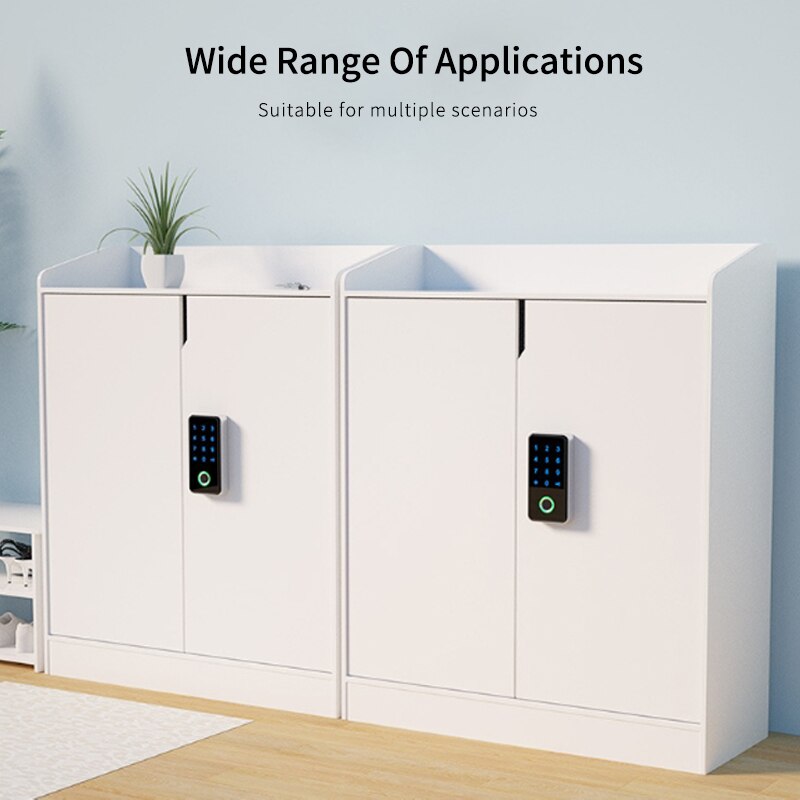 TTLOCK APP 13,56 Mhz RFID Smart Elektronische Schrank Türschloss Biometrische Fingerprint Schublade Schloss Smart Passwort Lock