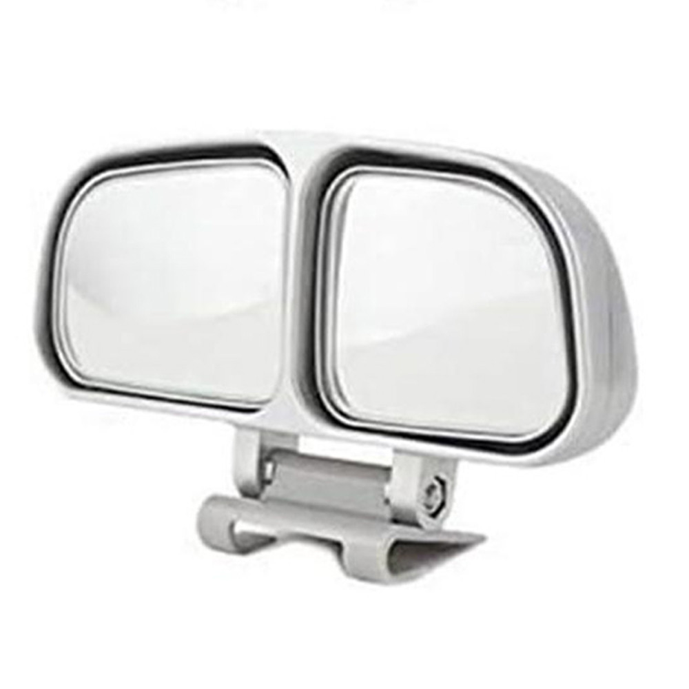 Espejo retrovisor auxiliar para coche, espejos traseros laterales gran angular, punto ciego inverso ajustable para estacionamiento inverso de coche: Multicolor