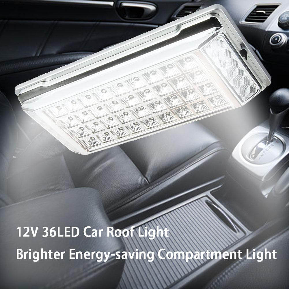 12V 36 LED Compartiment Licht Autodak Licht Helderder energiebesparende Auto Interieur Verlichting Voor Auto Kampeerders