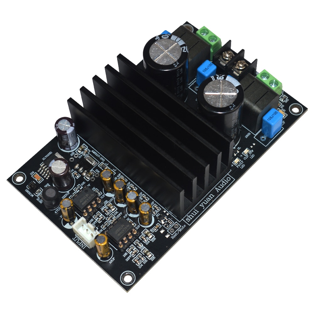 Tpa3255 amplificador de potência 300wx2 classe d estéreo áudio digital amp alta fidelidade 2.0 amplificador de som alto-falante de cinema em casa diy