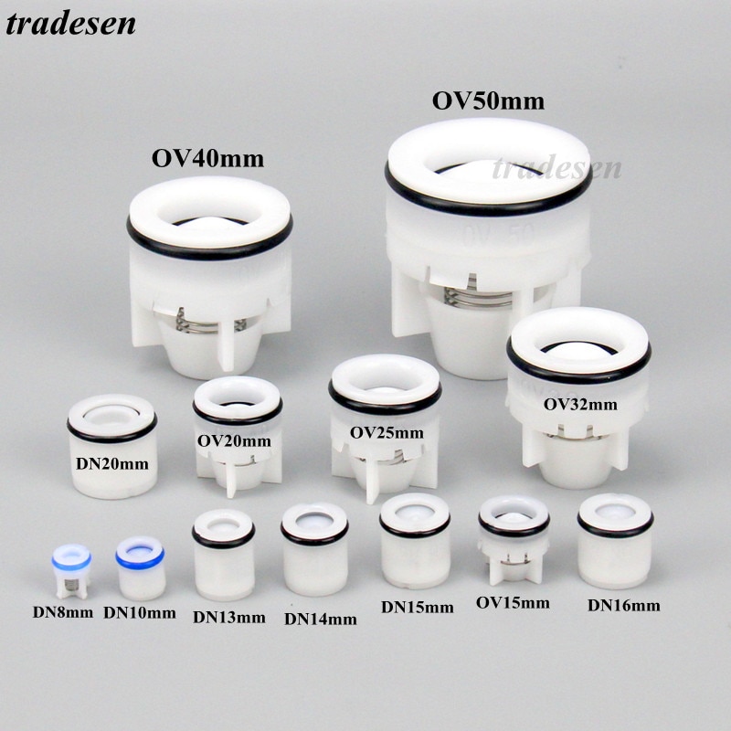 1Pcs Outer Dia.10-50mm Plug-in Plastic Non-Return Water Meter Valve Anti Drip Valve Spring Check For Aquarium Garden Irrigation