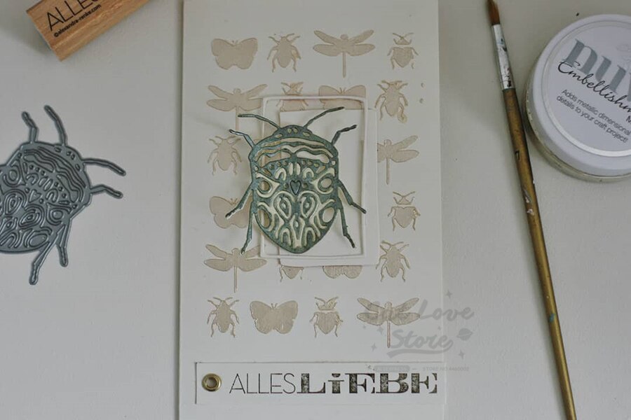 Insect Animal Metal Cutting Dies Scrapbooking Stencil Die Cuts Card Making DIY Decorative Craft Embossing Dies For