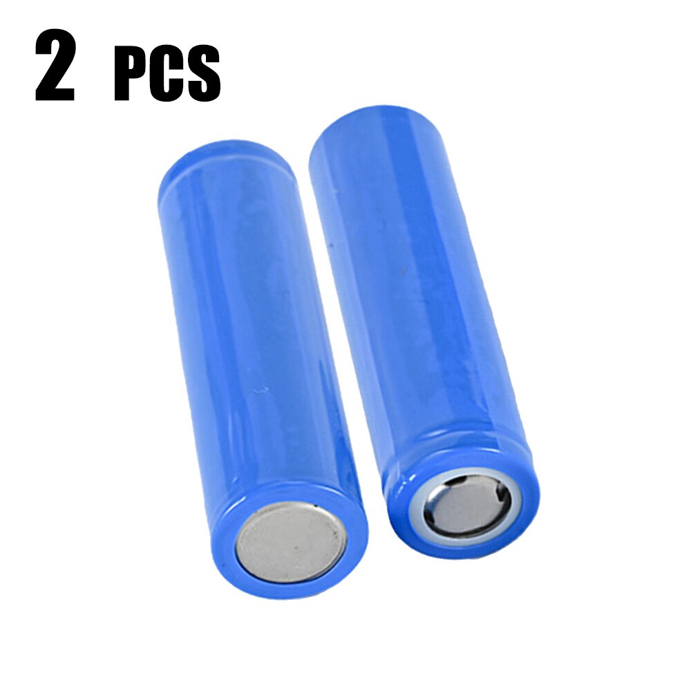 3.7V 18650 Lithium Battery 1800mAh Li-ion Rechargeable Batteries 100% Original Full Capacity For Small Fan Flashlight: 2 PCS 1800mAh