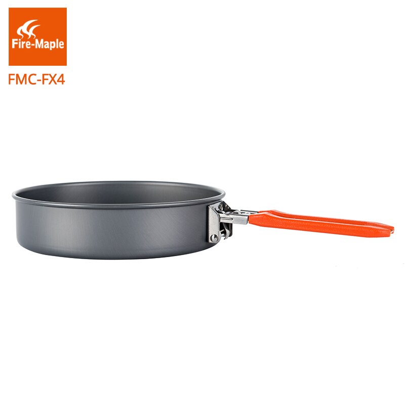 Fire Maple Feest Vesta Pan Outdoor Camping Wandelen Pinic Draagbare Harde Aluminium Koekenpan Opvouwbare Handvat FMC-FX4