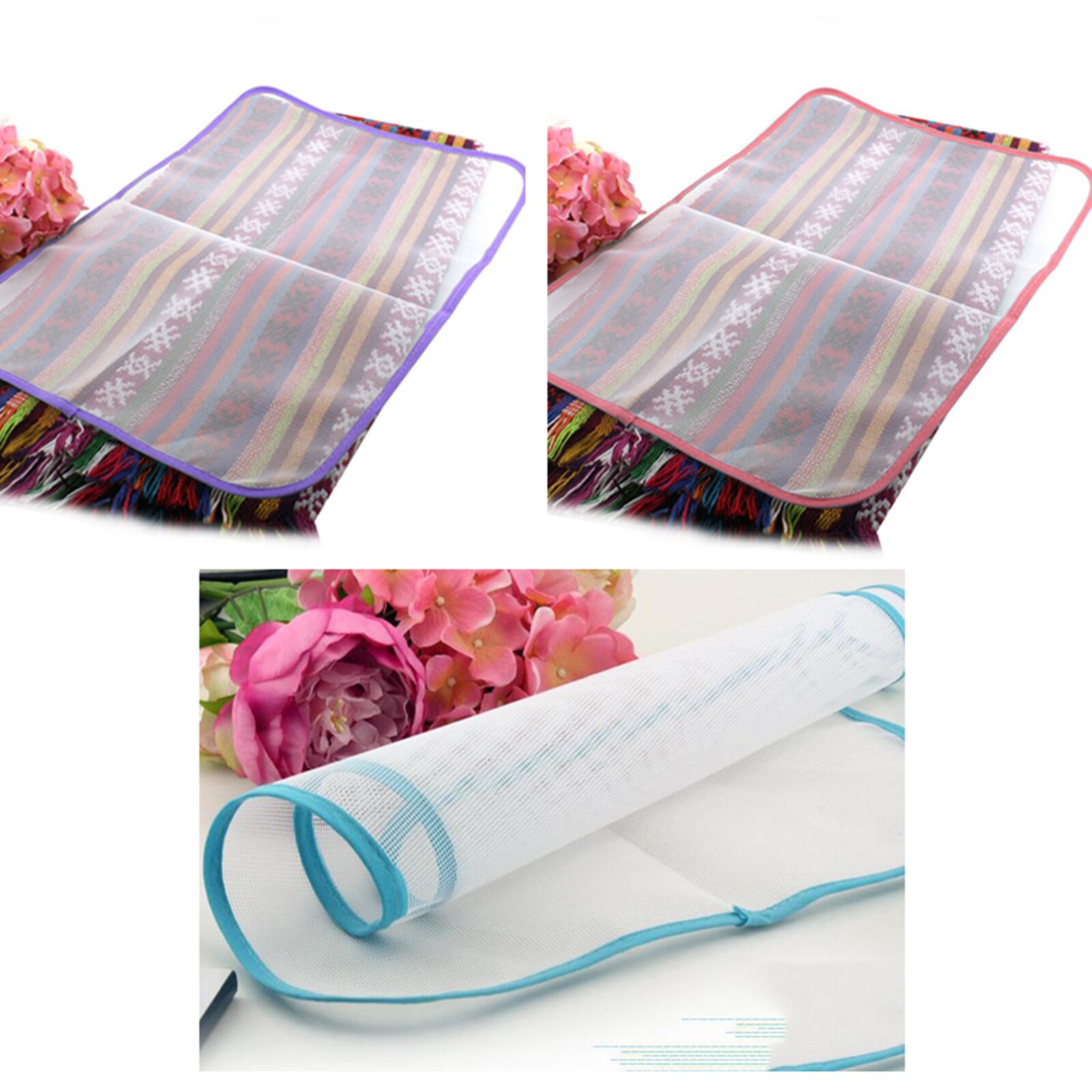 1pc Insulation Ironing Board Cover Protective Cloth Guard Press Mesh Against Pressing Pad Random Colors Ironing High Temperature