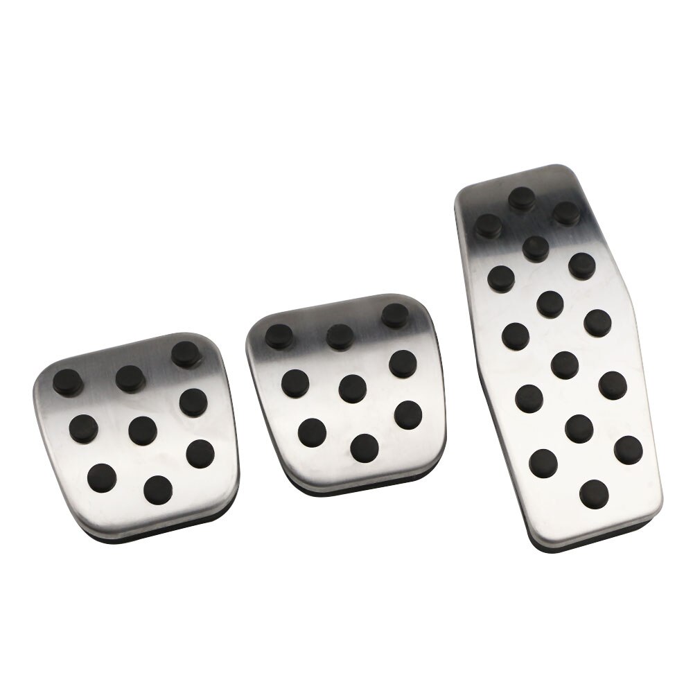 Zlord Voor Chevrolet Cruze Trax Malibu Voor Opel Mokka Astra J Insignia Auto Pedalen Pedaal Pad Cover: 3Pcs MT Without Rest