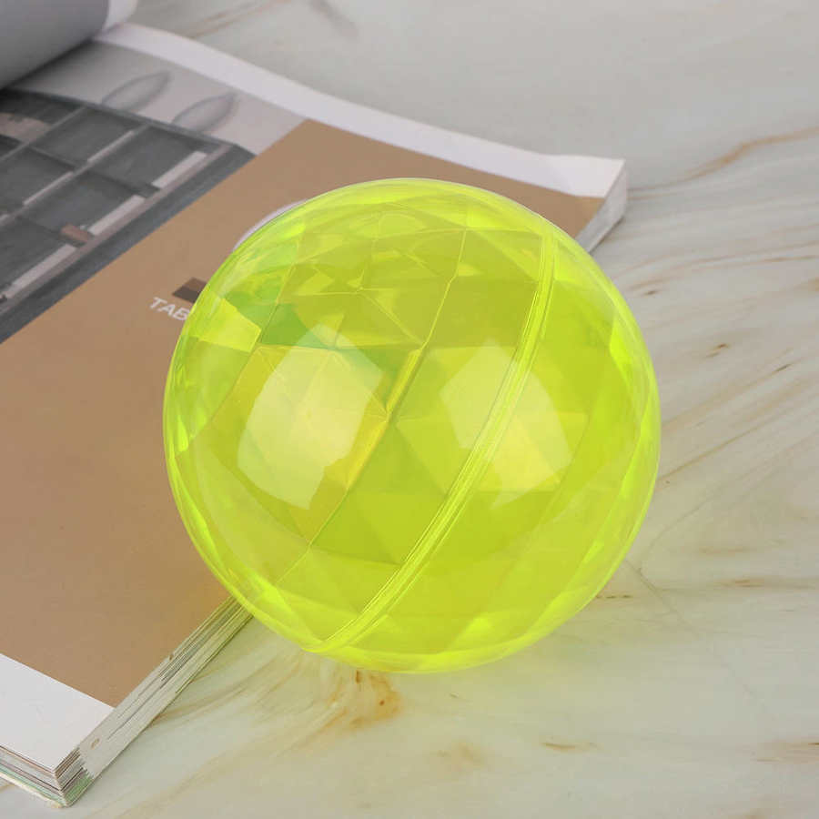 Plastic Transparent Green Sports Elastic Ball Basketball Children Exercise Toys