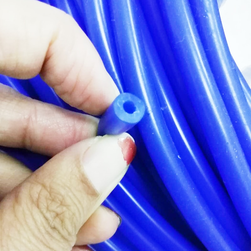 Tubo de aspiración de silicona de 4mm, manguera, tubería de silicona, alta temperatura 3m