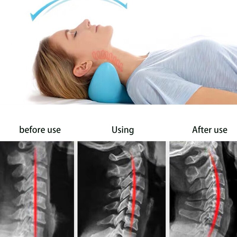 Nosze na szyję ulga w bólu szyi i ramion Relaxer Chiropractic akupresura Trigger Point poduszki trakcja szyjna