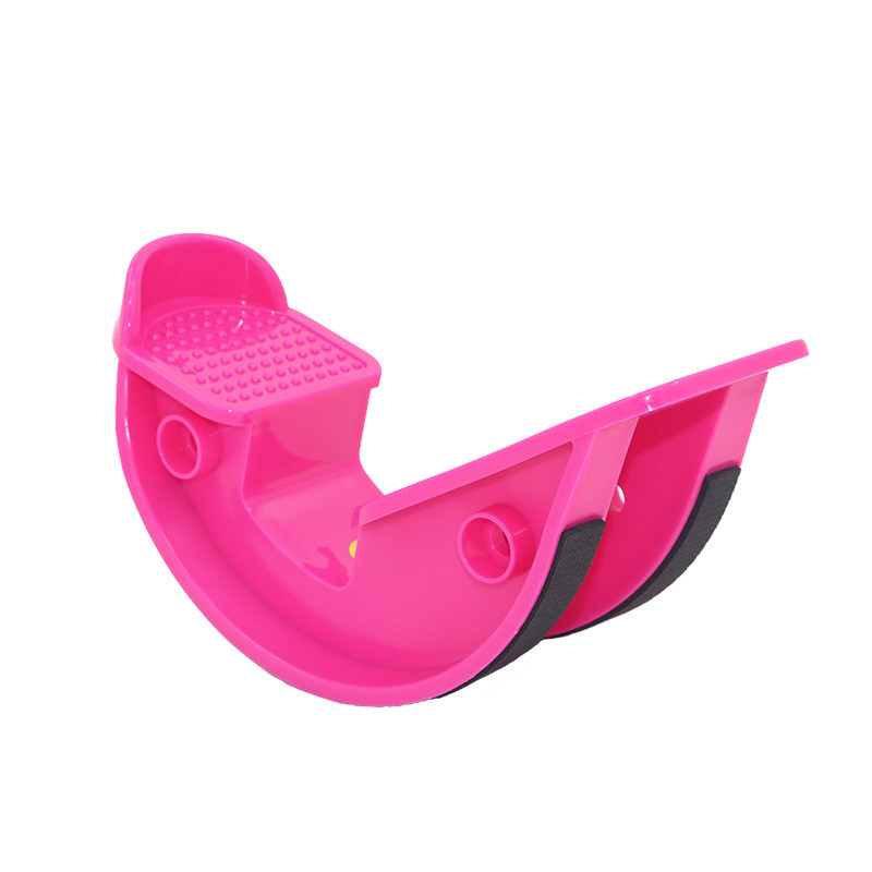 Balancín de pie para pantorrilla, tabla de estiramiento de tobillo para Tendinitis de Aquiles, estiramiento muscular para pies, Yoga, Fitness, Pedal de masaje deportivo: Rojo