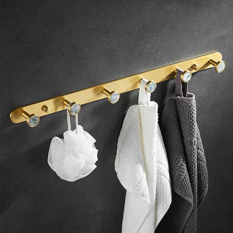 Metal Kitchen hook wall hanging bathroom hanger wall clothes row hook multiple colour