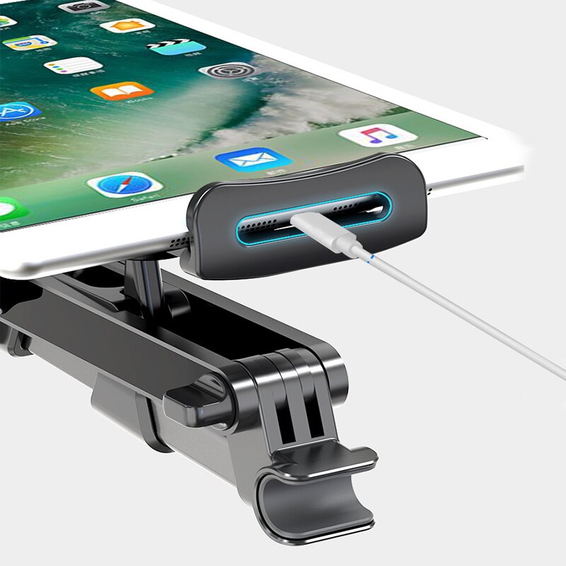 Support télescopique de téléphone pour oreiller arrière de voiture, appui-tête arrière pour iPhone X8 iPad Mini tablette 4-11 pouces