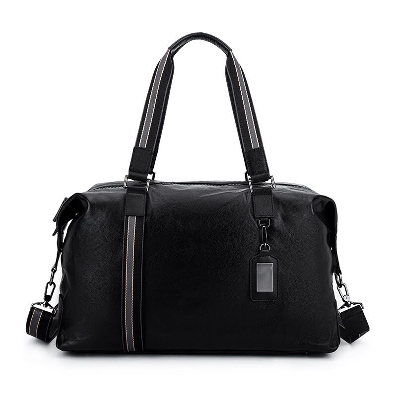 Unisex Big Handbag Thick Leather Large Capacity Shoulder Bag Male Waterproof Travel Duffle Tote Casual Messenger Crossbody Bags