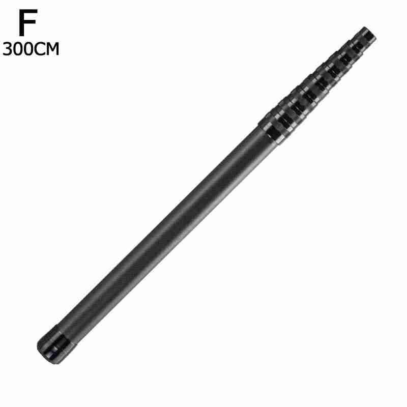 1.3-3.0M Telescopic Fishing Rod Fish Landing Hand Net Telescopic Foldable Pole Handle Set Collapsible Fishing Tackle M5V1