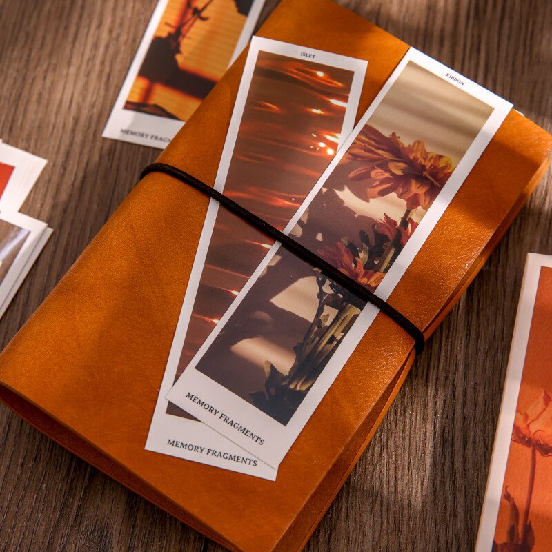 30 Pieces/Set Warm Series Paper Bookmarks DIY Basic Decoration Book Reading Bookmark Student School Office Stationery