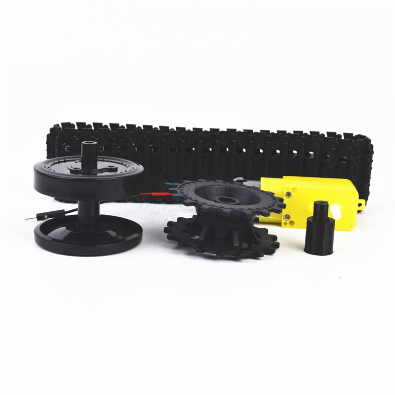 1 Set TT Motor Tracked Wheel Coupling Kit Robot Car Chassis for Arduino DIY Smart Tank Track Wheel Accessories