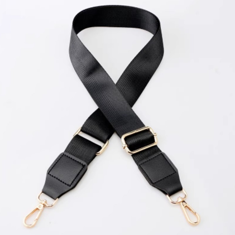Cinturón ajustable para bolso cruzado, correa de hombro de poliéster tejido, Asa Simple de Color sólido