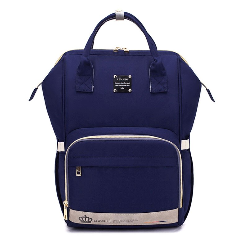 Lequeen-Bolsa de pañales para bebé, mochila de viaje, bolsa de lactancia, portátil, multicolor: type c