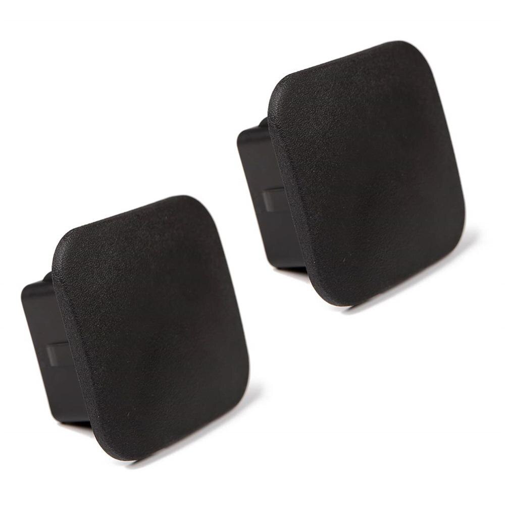 50X50 Mm Auto Trekhaak Cover 2 Inch Tow Ontvanger Buis Plug Cap Zwart Trekhaak Insert Compatibel: 2 PCS