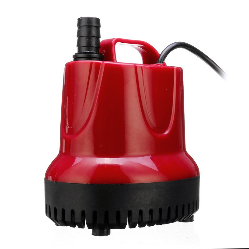 Water Pump Fish Tank 10-80W AC220-240V 50Hz Submersible Ultra-Quiet Pump Aquarium Pond Spout Feature Pump Full Automatic US Plug