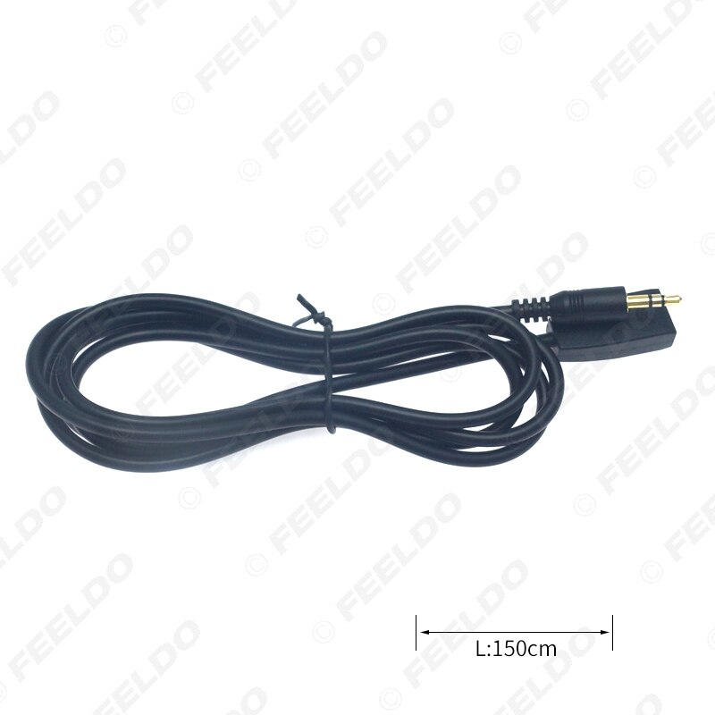 FEELDO 3.5mm Male Jack AUX Input Cable Adapter Only For BMW E46 With Business CD Radio Headunit #HQ6254