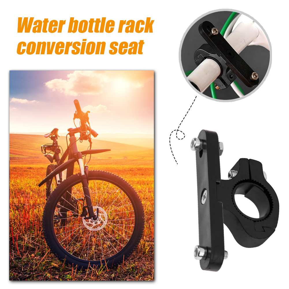 Mtb Fiets Bidonhouder Extension Rack Aluminium Mountainbike Water Cup Kettle Holder Extender Frame Fietsen Accessoires: Paars