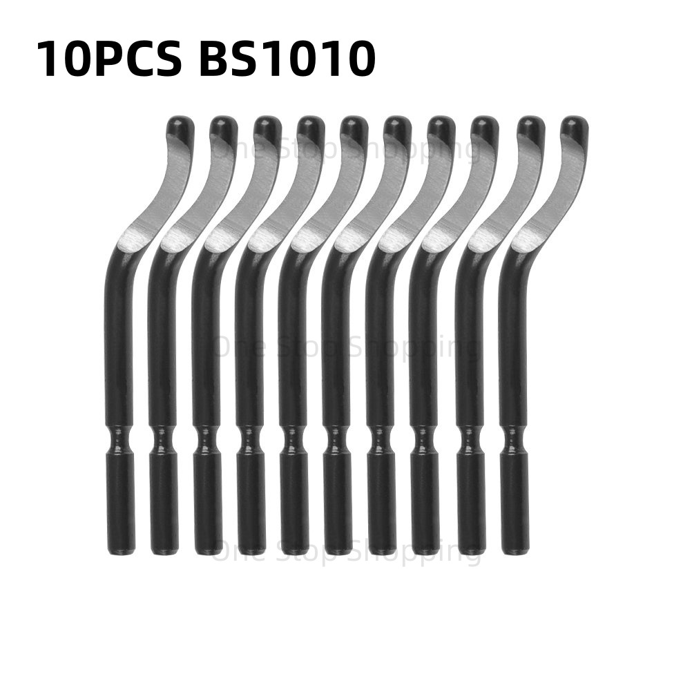 Entgratungswerkzeug RB1000 mit 10 Stück BS1010 HSS-Klingen Entgratungswerkzeug für Metall, Aluminium, Kupfer, Kunststoffrohr, 3D-Druck, Messing: Blau