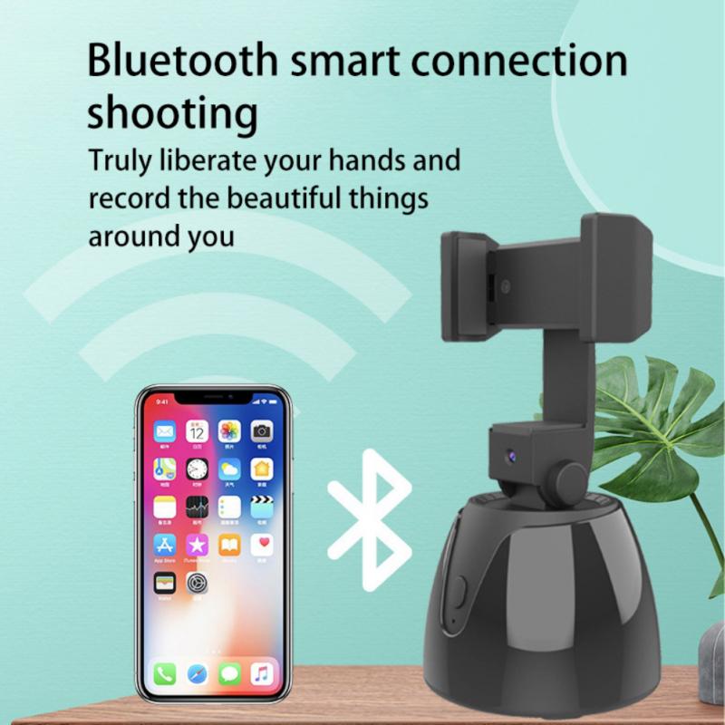 Estabilizador de cardán con seguimiento facial automático, trípode para teléfono, accesorios con rotación de 360 grados, AI inteligente, seguimiento de foto, Vlog, grabadora de vídeo, novedad