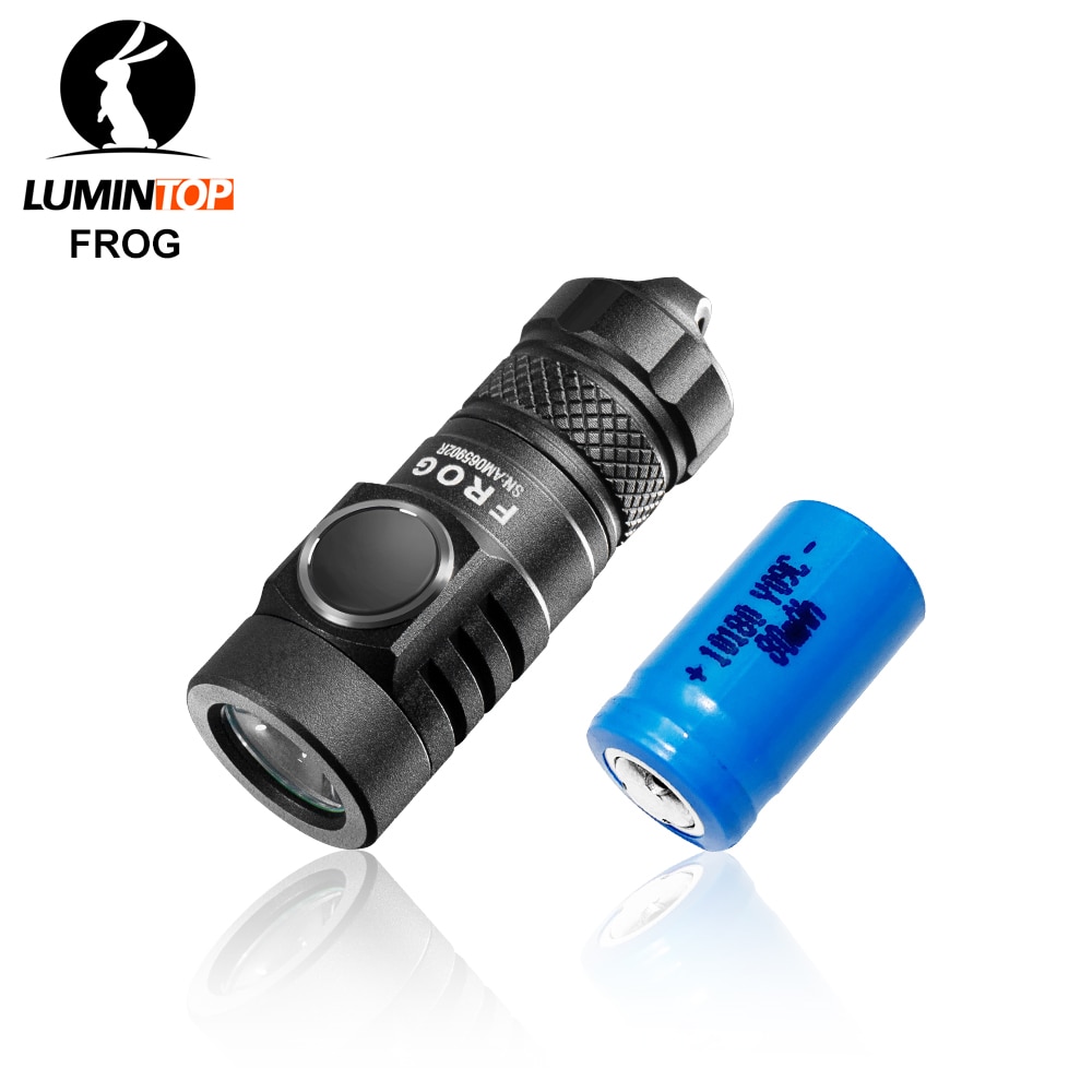 Lumintop frosk 10180 lommelykt 570 lumen 10440 lommelykt 750 lumen mini nøkkelring lommelykt