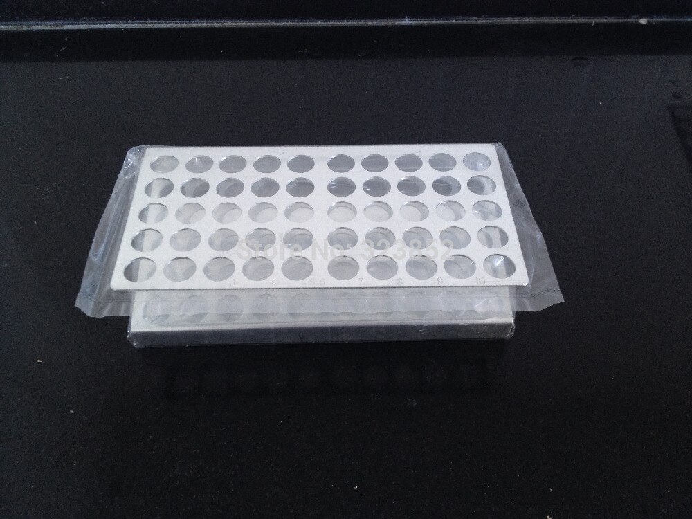 Aluminium Test Tube Rack Z Shape12mmx 50-Single , small scratch on it sometimes .