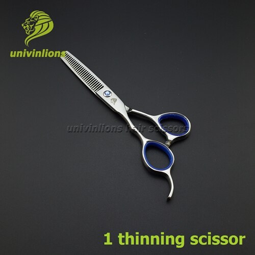 5.5" left handed scissors lefty thinning shears left handed hairdressing scissors japan left handed barber scissors: 1 thinning scissor