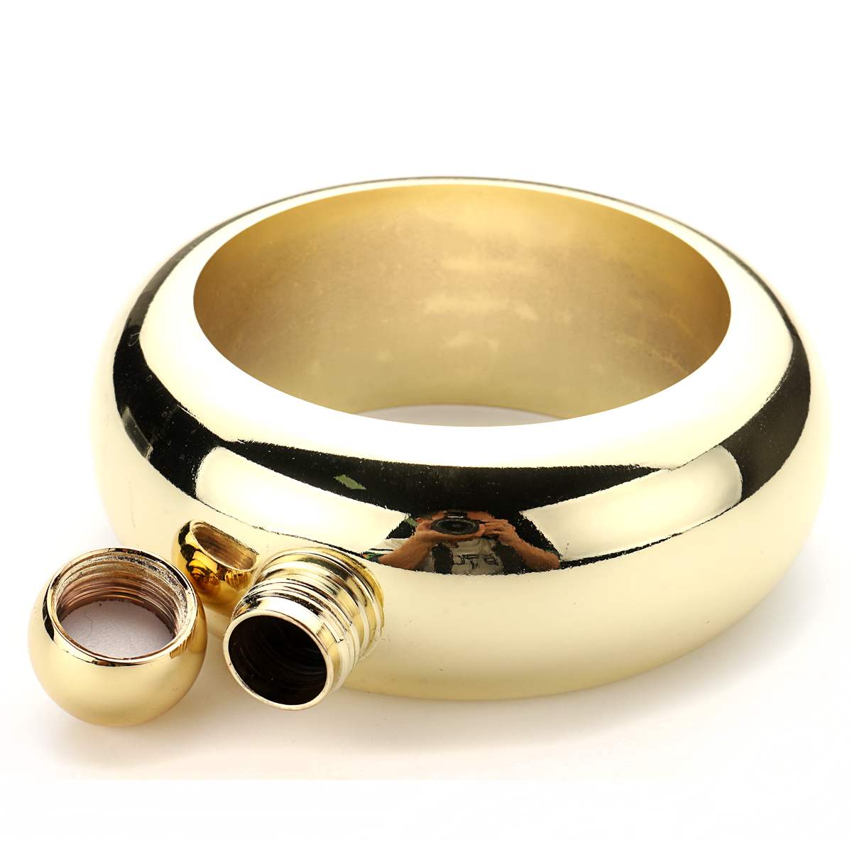 Bracelet en acier inoxydable Bracelet hanche flasque alcool whisky liqueur porte-Pot Drinkware bijoux