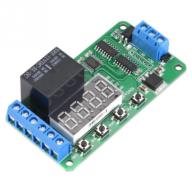 Dual Channel 12V Multi Functional Dpdt Delay Timer Relay Time Control Switch Dr42A01