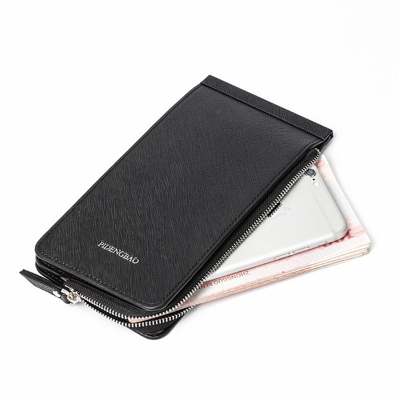 Veelkleurige dames clutch portemonnee effen kleur portemonnees dames portemonnee dames multifunctionele kaarthouder handtas leer voor dames portemonnee