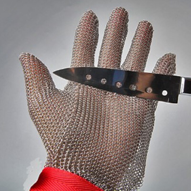 Stainless Steel Glove Cut Resistant Glove 304 Resistant Stainless Steel Wire Metal Mesh Kitchen Butcher Cut-Resistant