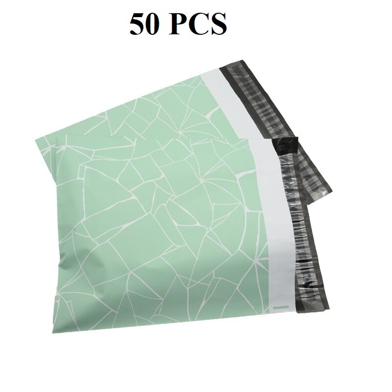 Bags 26 Cm × 33 Cm Enveloppen 10.24 Inch × 12.99 Inch Tassen Self Sealing Mailing Enveloppen kleurrijke Poly Mailer: Porcelain 50 PCS